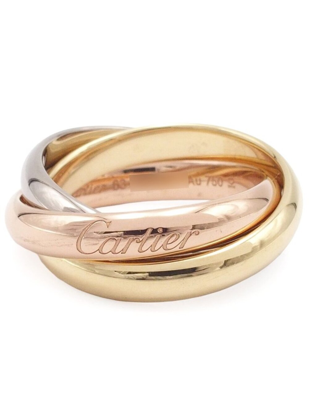 Cartier Trinity Ring Three Color Gold 63